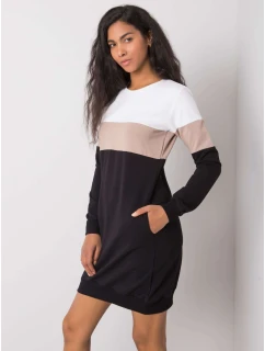 Šaty RV SK 5869.04 bielo-čierne