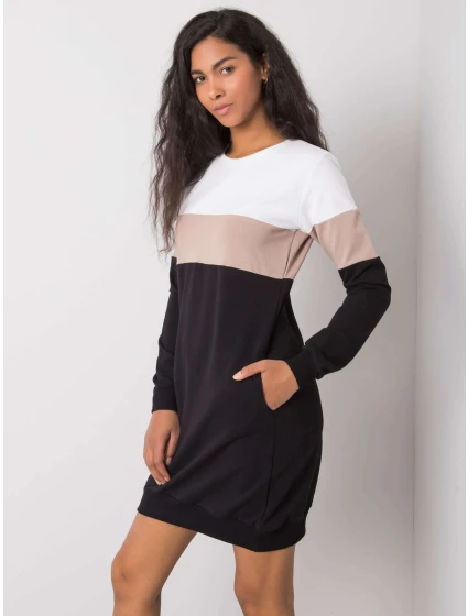 Šaty RV SK 5869.04 bielo-čierne