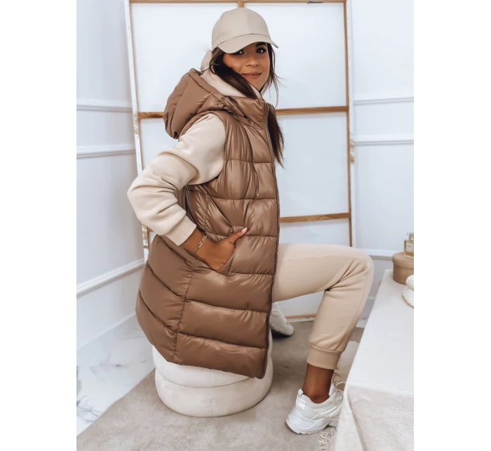 Dámská velbloudí vesta Dstreet model 21964826 - FashionStreet
