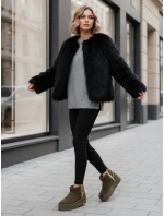 Dámske semišové zelené snežnice FashionStreet ZY1295