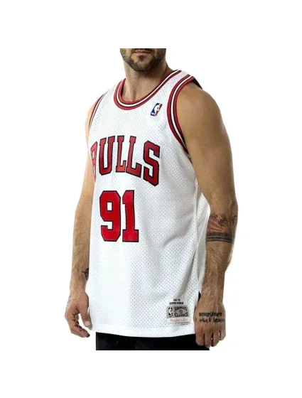 Mitchell & Ness Chicago Bulls NBA Swingman Jersey Bulls 97-98 Dennis Rodman M SMJYAC18079-CBUWHIT97DRDN Pánske oblečenie Mitchell & Ness Chicago Bulls NBA Swingman Jersey Bulls 97-98 Dennis Rodman M SMJYAC18079-CBUWHIT97DRDN Pánske oblečenie