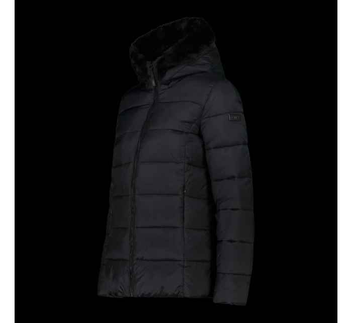 CMP dámska zimná bunda s kapucňou športová zateplená čierna (34K0036F/U901)