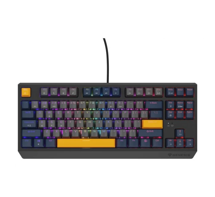 GENESIS Thor 230 TKL Herná USB QWERTY klávesnica česká modrá