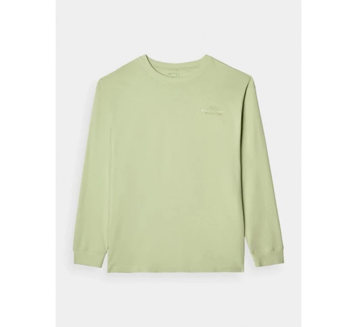 Pánské tričko oversize s potiskem a dlouhým rukávem model 21893082 - 4F Pánské tričko oversize s potiskem a dlouhým rukávem model 21893082 - 4F