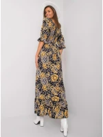 Šaty DHJ SK 13965 1.61P čierna a žltá Šaty DHJ SK 13965 1.61P čierna a žltá