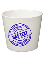 Biely keramický kvetináč – najlepší xx SINCE xx – malý Biely keramický kvetináč – najlepší xx SINCE xx – malý