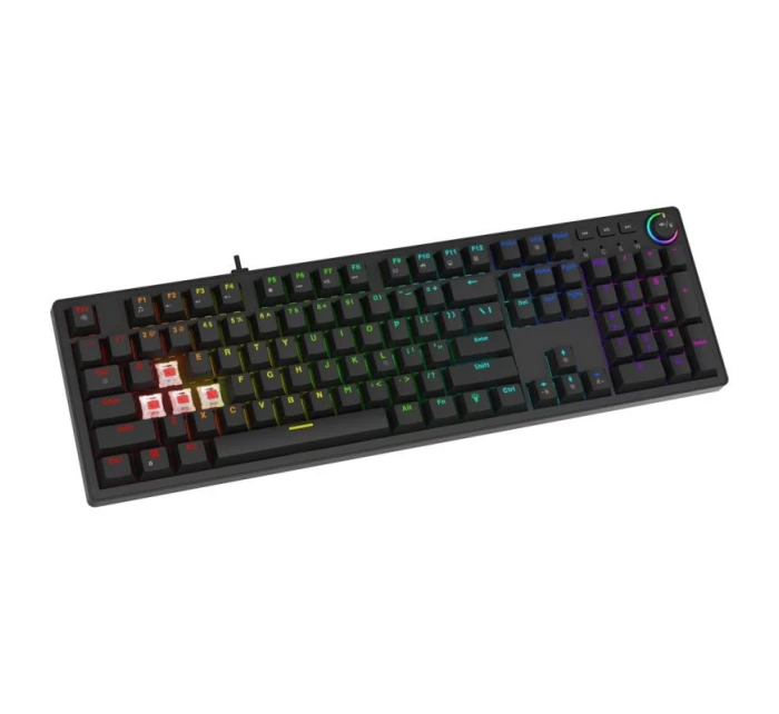 MECHANICKÁ KLÁVESNICA SAVIO STYX OUTEMU HNEDÁ HOT SWAP RGB MECHANICKÁ KLÁVESNICA SAVIO STYX OUTEMU HNEDÁ HOT SWAP RGB