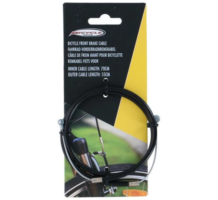 BRZDOVÉ LANKO S PANCIEROVANÝM PREVODNÍKOM PREDNÉHO BICYKLA