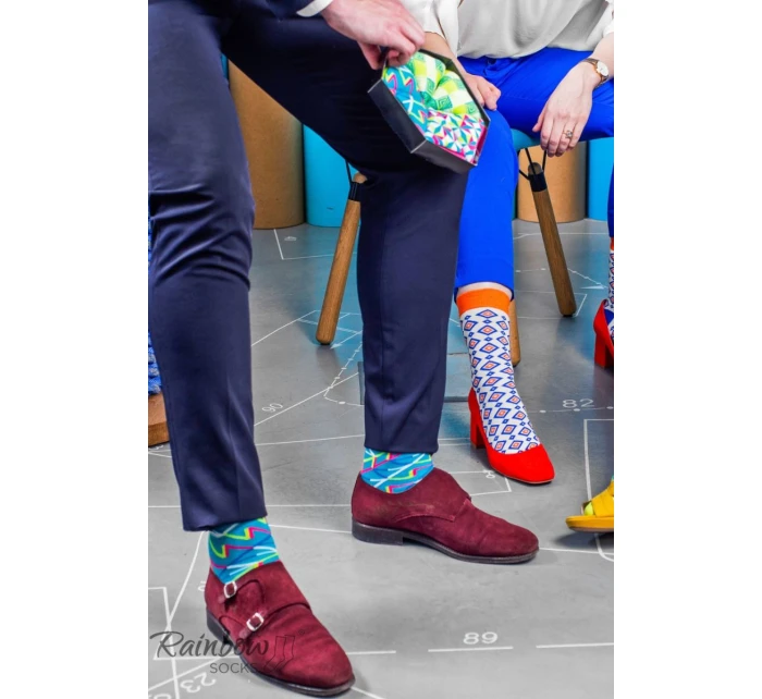 Duhové Rainbow Socks Ponožky V  3 model 21606885 - ZOOKSY/RAINBOW SOCKS