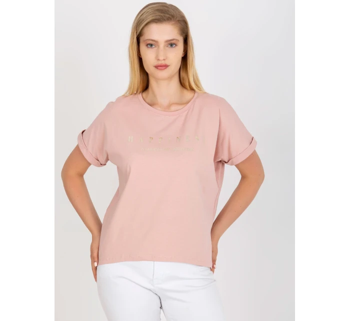 Tričko RV TS 7776.02P svetlo ružová