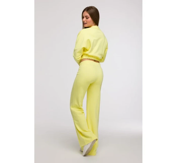 Kalhoty se širokými nohavicemi a předními  model 21047260 - BeWear