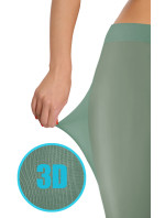 Sesto Senso Anticelulitídne pančuchové nohavice 50 Deň 3D Microfiber Florence Green