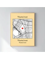 Personalizovaný magický fotorámik – 50 × 70 – mapa Personalizovaný magický fotorámik – 50 × 70 – mapa
