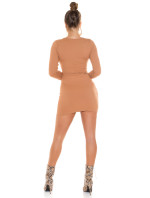 Sexy Bodycon Mini Dress with Cut-Outs