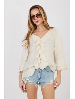 Košeľa s dlhým rukávom model 225519 Taliansko Moda