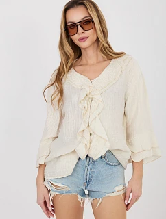 Košeľa s dlhým rukávom model 225519 Taliansko Moda