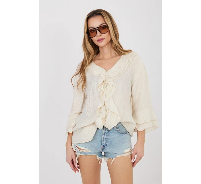 Košeľa s dlhým rukávom model 225519 Taliansko Moda Košeľa s dlhým rukávom model 225519 Taliansko Moda