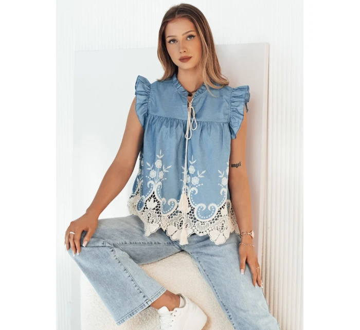 Dámska blúzka FATRELA modrá FashionStreet RY2452