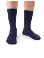 Pánské žebrované ponožky model 16327050 Merino - Steven Pánské žebrované ponožky model 16327050 Merino - Steven