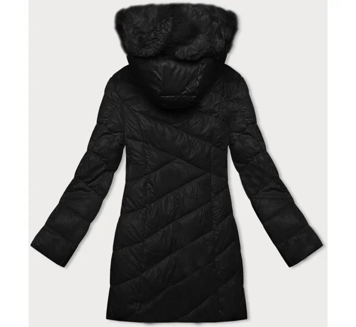 Černá dámská zimní bunda s kapucí model 21247159 - Z-DESIGN