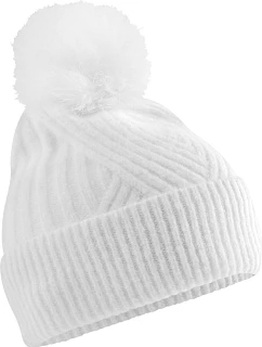 B Pletená čepice s bambulí  53.0 white model 22452827 - Beechfield
