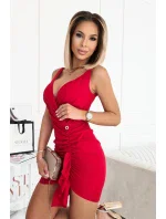 Dámske šaty 236-02 Červená - Bicotone Dámske šaty 236-02 Červená - Bicotone