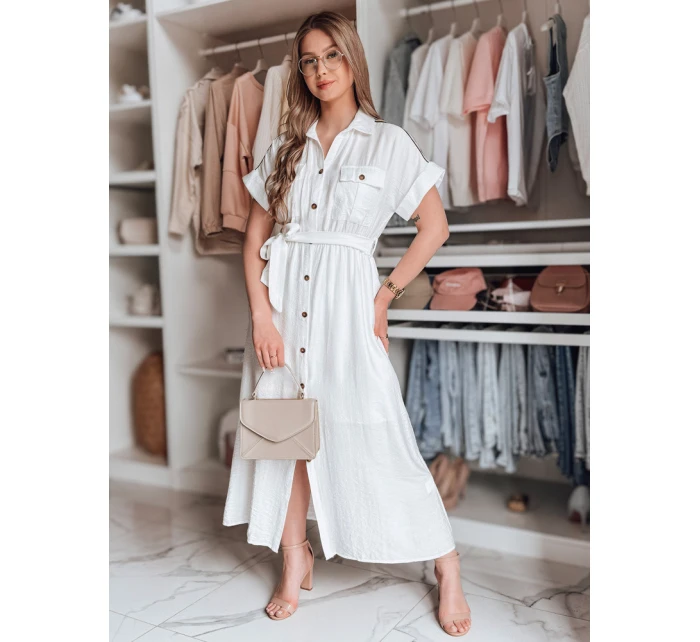 LOVE maxi šaty bílé Dstreet model 21988948 - FashionStreet