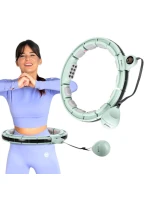 Hula Hop HMS HHM13 s magnetmi, závažím a zeleným počítadlom Hula Hop HMS HHM13 s magnetmi, závažím a zeleným počítadlom