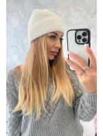 Tenká čepice Oliwia model 18750365 bílá - K-Fashion