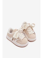 Detské športové tenisky na suchý zips z umelej kože Beige Zoya Detské športové tenisky na suchý zips z umelej kože Beige Zoya