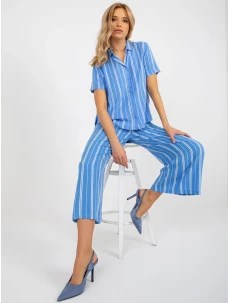 Blúzka D73771M11063A modrá