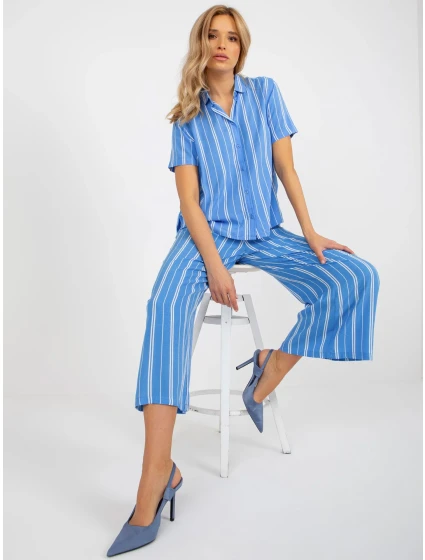 Blúzka D73771M11063A modrá