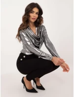 Bluzka DHJ BZ model 20606074 srebrny - FPrice