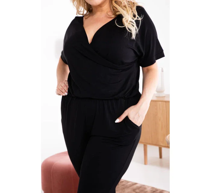 Dámsky čierny overal Ibiza Q094 - Karko