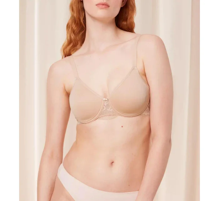 Dámska podprsenka Modern Lace+Cotton WP EX - BROWN - sv. béžová 00EP - TRIUMPH Dámska podprsenka Modern Lace+Cotton WP EX - BROWN - sv. béžová 00EP - TRIUMPH