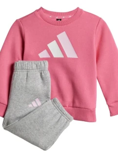 Adidas Essentials detská tepláková súprava ružovo-sivá JY0303