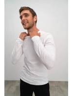 Vamp - Pánske bavlnené tričko s dlhým rukávom 20923 - Vamp Vamp - Pánske bavlnené tričko s dlhým rukávom 20923 - Vamp