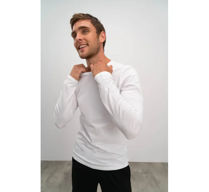 Vamp - Pánske bavlnené tričko s dlhým rukávom 20923 - Vamp Vamp - Pánske bavlnené tričko s dlhým rukávom 20923 - Vamp