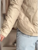 Dámska prechodná prešívaná bunda MARISSIA beige FashionStreet TY4851