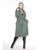 Zelená prešívaná bunda s golierom (AG8-8010) Zelená prešívaná bunda s golierom (AG8-8010)