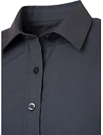 JN 677 Popelínová halenka s dlouhým rukávem model 22436569 black - Daiber JN 677 Popelínová halenka s dlouhým rukávem model 22436569 black - Daiber