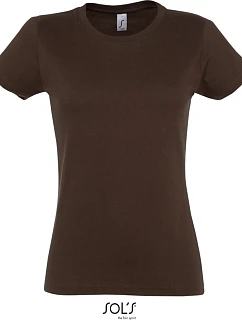 SOL'S Imperial Women Dámské tričko z těžké bavlny model 22520784 chocolate