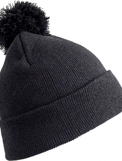 RC Pletená čepice s bambulí 28. black model 22424541 - Result Headwear