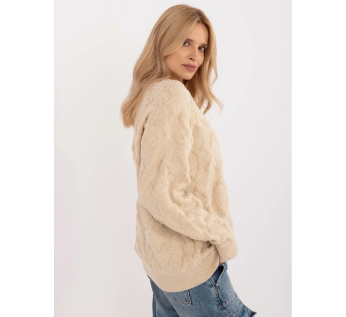 Jumper AT SW 2361.61 svetlo béžový Jumper AT SW 2361.61 svetlo béžový
