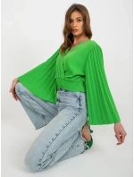 Blúzka DHJ BZ 16503.30x svetlo zelená