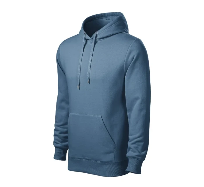 Pánska džínsová mikina s kapucňou