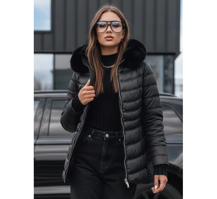Dámská prošívaná zimní bunda LUNA černá Dstreet model 21971658 - FashionStreet Dámská prošívaná zimní bunda LUNA černá Dstreet model 21971658 - FashionStreet