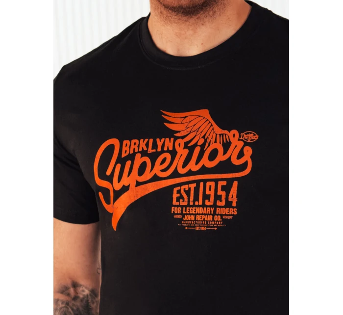 Pánské tričko s potiskem černé Dstreet model 21973578 - FashionStreet