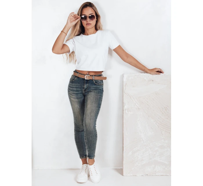 Dámské úzké push up džíny modré Dstreet model 21992750 - FashionStreet Dámské úzké push up džíny modré Dstreet model 21992750 - FashionStreet