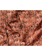 Dámska obojstranná bunda v khaki farbe parka / prešívaná (CAN-621)